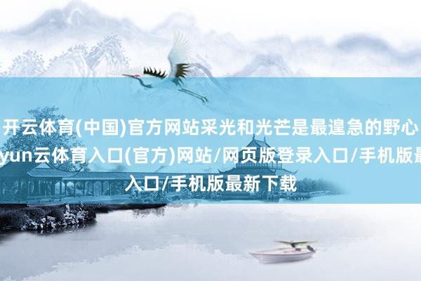 开云体育(中国)官方网站采光和光芒是最遑急的野心重心-开yun云体育入口(官方)网站/网页版登录入口/手机版最新下载